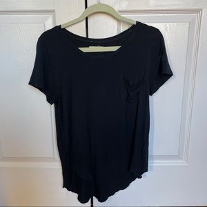 Black Pocket Tee